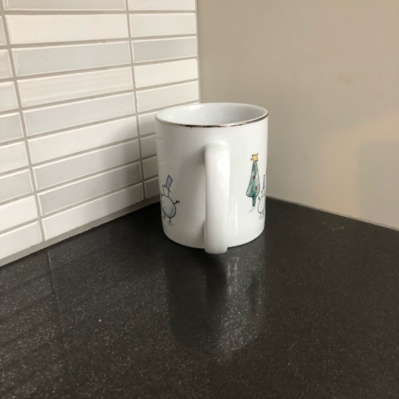 ⛄️🎄Eddie Bauer snowman and tree Winter Christmas mug 1 of 2 - Picture 3 of 8